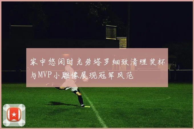 家中悠闲时光劳塔罗细致清理奖杯与MVP小雕像展现冠军风范